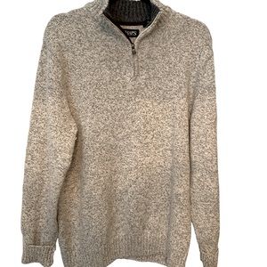 Mens Chaps Zippered Sweater